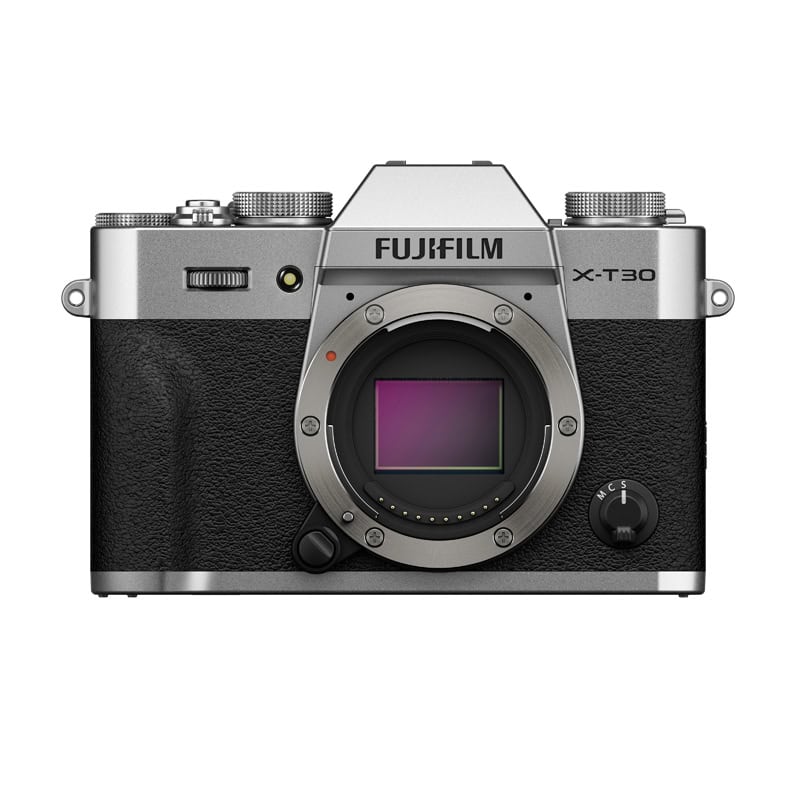 Fujifilm X-T30 III Gehäuse in Silber, spiegellose Kamera.