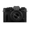 Fujifilm X-T30 III Kamera mit 13-33mm Objektiv in Schwarz.